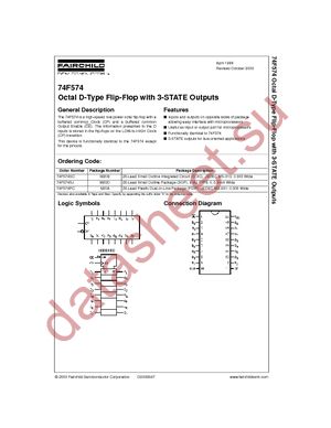 74F574SC datasheet  